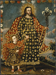 Sankt Josef und das Christuskind, Ölgemälde, Brooklyn Museum, Wikimedia Commons
