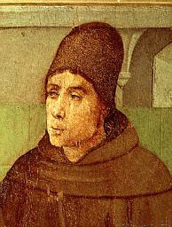 Gemälde des seligen Johannes Duns Scotus (1266 - 8. Nov. 1308), Maler Justus von Gent, Quelle: www.dunsscotus.nl, Hochgeladen von Leinad-Z - Wikimedia Commons