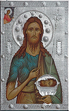 Mazedonische Ikone, Kloster Sveti Jovan Bigorski, vor dem 17. Jhdt., www.kinovar-basma.ru, Hochgeladen von Raso mk - Wikimedia Commons