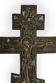 Byzantinisches Segenskreuz - Ausschnitt