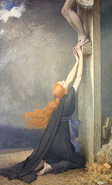 Der Schmerz der hl. Maria Magdalena, Jules-Joseph Lefebvre, National Museum der schönen Künste, Hochgeladen von: Dornicke, Wikimedia Commons