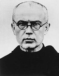 Foto des hl. Maximilian Maria Kolbe, 1940, Wikimedia Commons