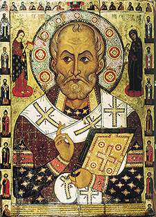 Russische Ikone St. Nikolaus, 1294, Hochgeladen von Aleksa Petrov, Wikimedia Commons
