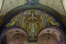 Mosaik in der Theresienbasilika in Lisieux, Foto 2009, Hochgeladen von PMRMaeyaert, Wikimedia Commons