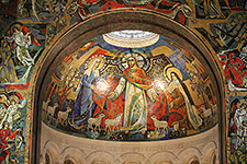 Mosaik in der Theresienbasilika in Lisieux, 2011, Hochgeladen von Devisme.alain, Wikimedia Commons