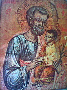 Melkitische Ikone des hl. Josef, 2005, Hochgeladen von Waelsch, Wikimedia Commons
